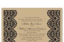 Damask Band - Seal and Send InvitationA band of elaborate damask flows along the top of this white seal and send wedding invitation, highlighting your sophisticated wedding style. Damask design prints in the same ink color as your wording. This style of seal and send includes your response wording, reception wording and an additional area for other wedding details. You may choose to purchase a plain white response card with envelope instead of, or in addition to, the response wording on your invitation. Your return address is printed on the coordinating seals included with the seal and send. The seal is placed on the front to secure the invitation closed