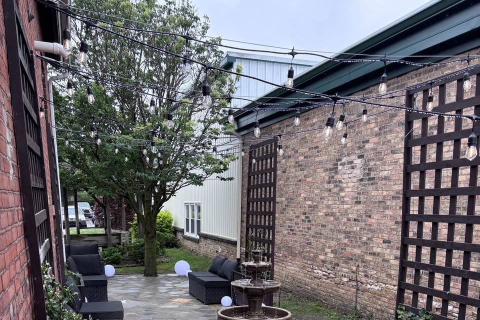 Outdoor courtyard daytime