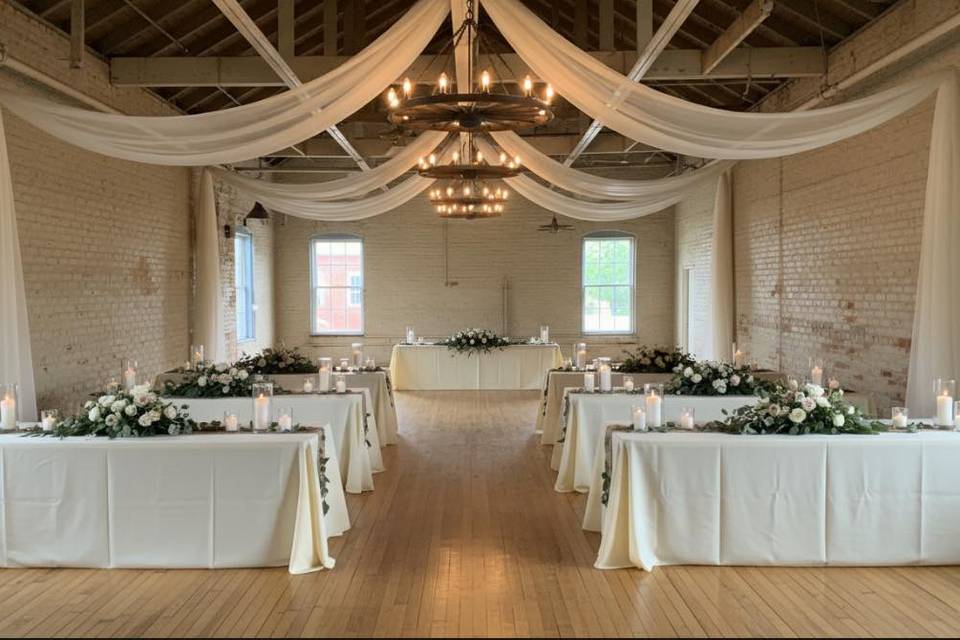 AI rendering of ceremony setup