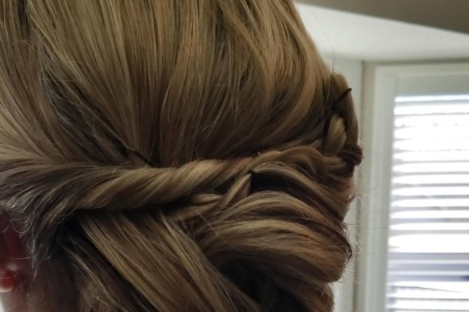 Bun hairstyle