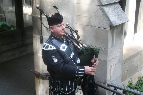 Bagpiper James Brian