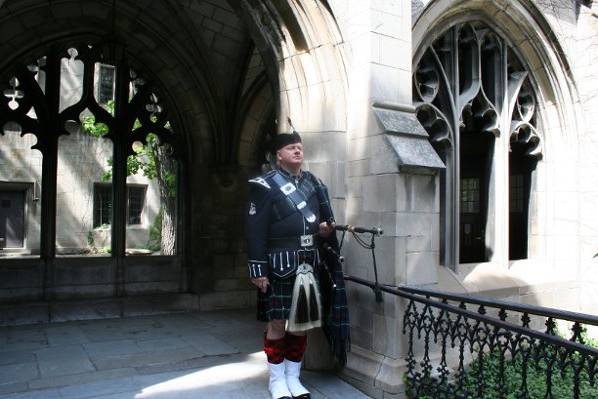 Bagpiper James Brian