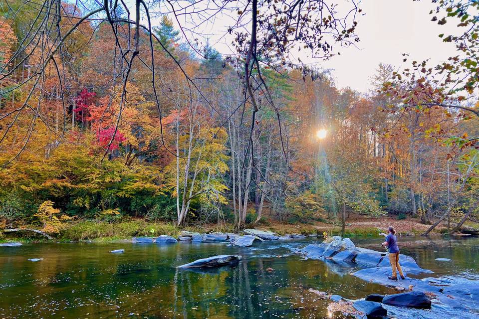 Fishing on the River