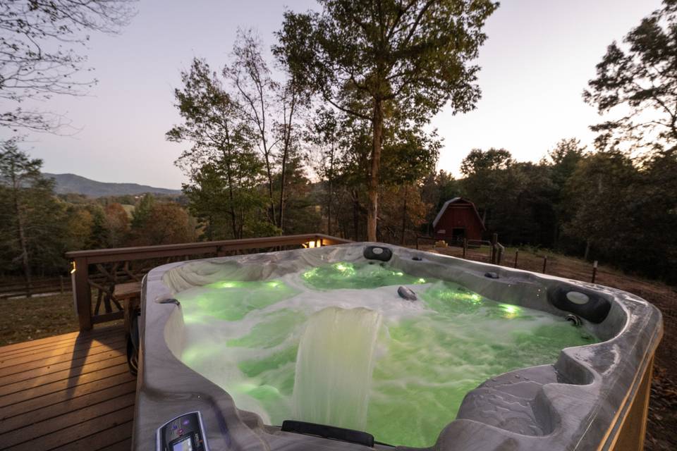 Big Bear hot tub