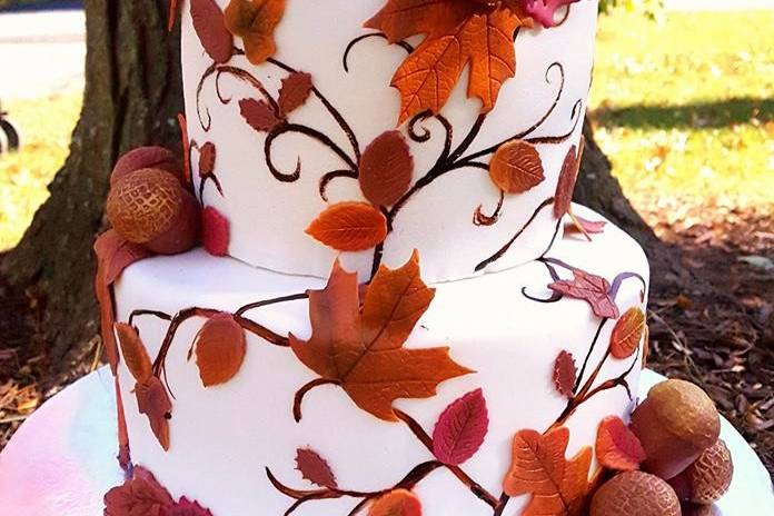 Fall themed cake