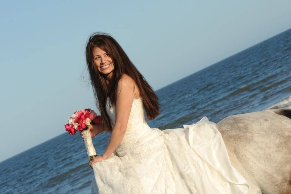 Beach Wedding at the Ritz Carlton Amelia Island FL