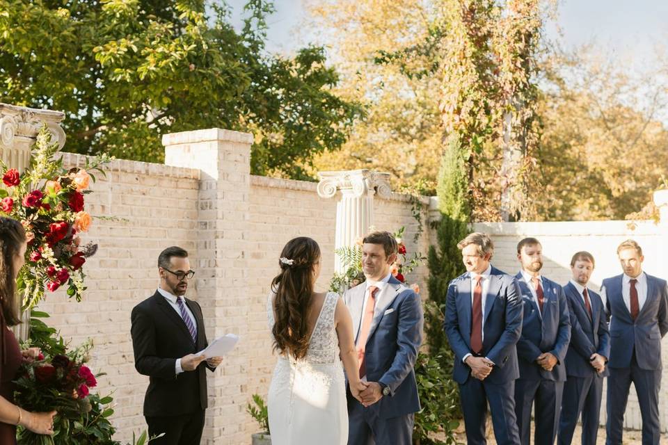 The ceremony