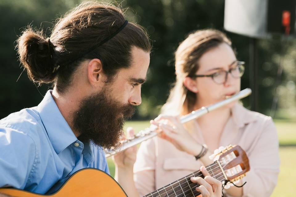 The musicians at the ceremony