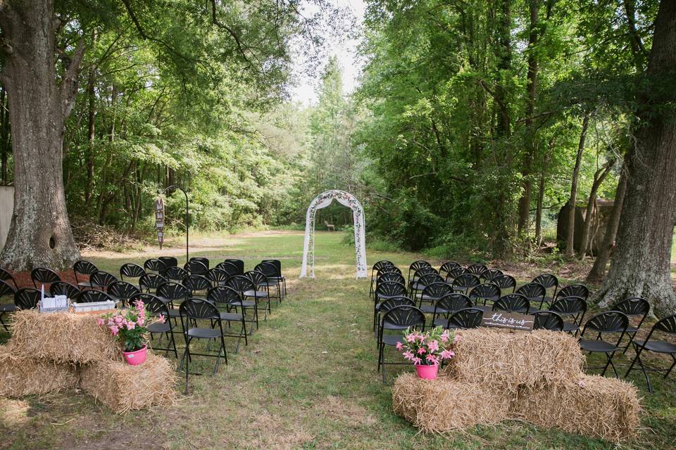 Before the ceremony