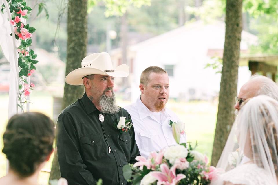 The ceremony