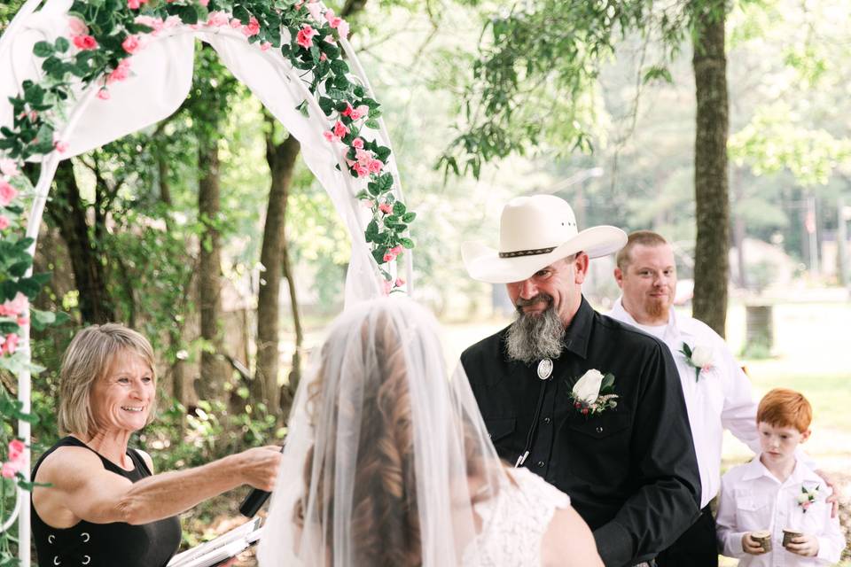 The ceremony