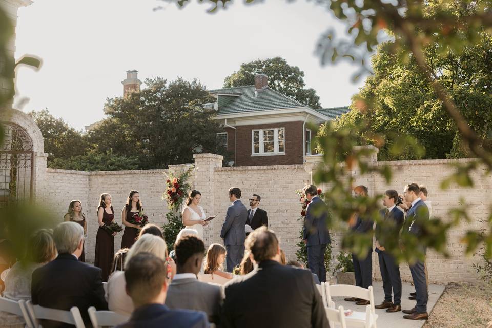 The ceremony