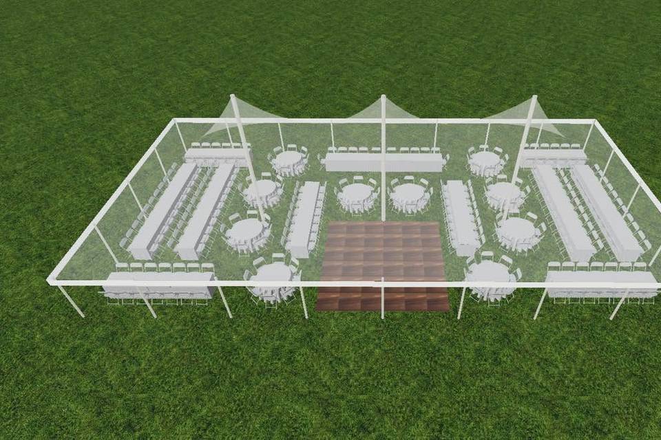 Free 3D tent layouts