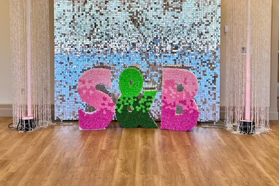 Shimmer Wall photo backdrop
