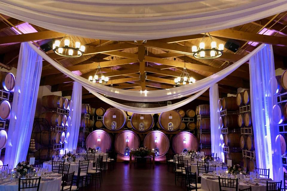 Uplighting, Ponte Winery