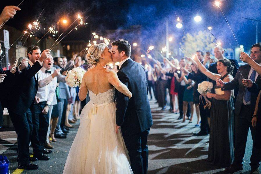 Catherine & michael at the cotton room in durham nc. Photo by 2&3 photography