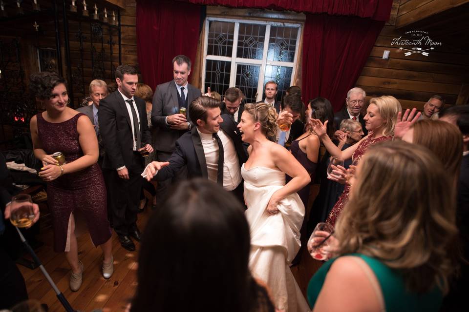 Emily & Theo at Het Landhuis in Pittsboro NC.  Photo by Thirteenth Moon Photography