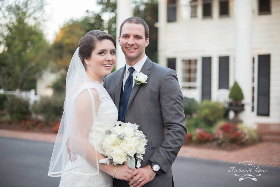 Morgan & Justin at Highgrove Estate in Fuquay-Varina.  Richard Barlow Photography