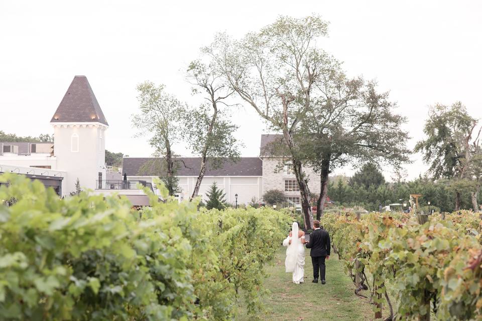 Newlywed portrait
