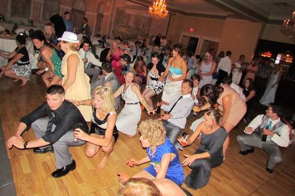 Wedding dance party