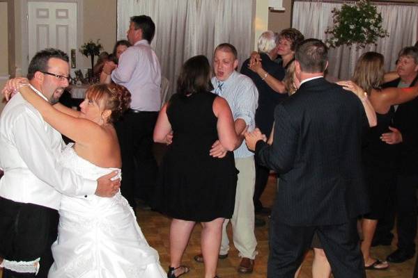 Wedding dance party