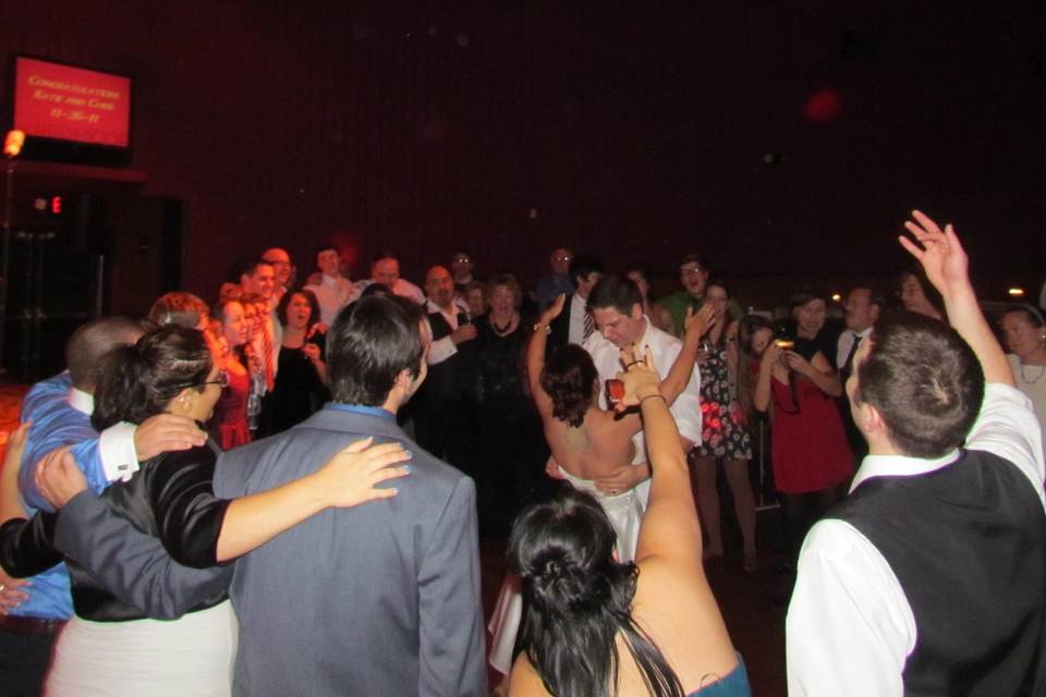 Wedding dance party