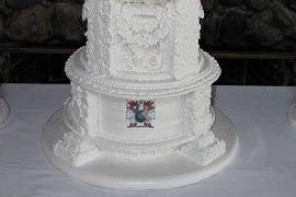 Tower wedding cake