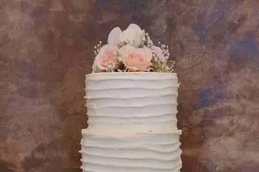 4-tier wedding cake