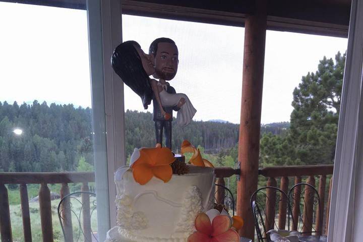 duck hunting wedding cake toppers