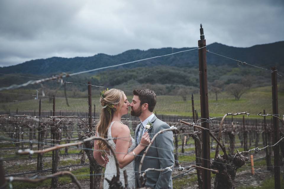 Dad and bride