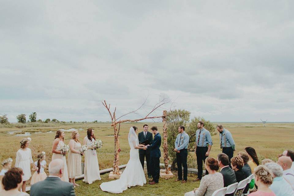 Outdoor wedding