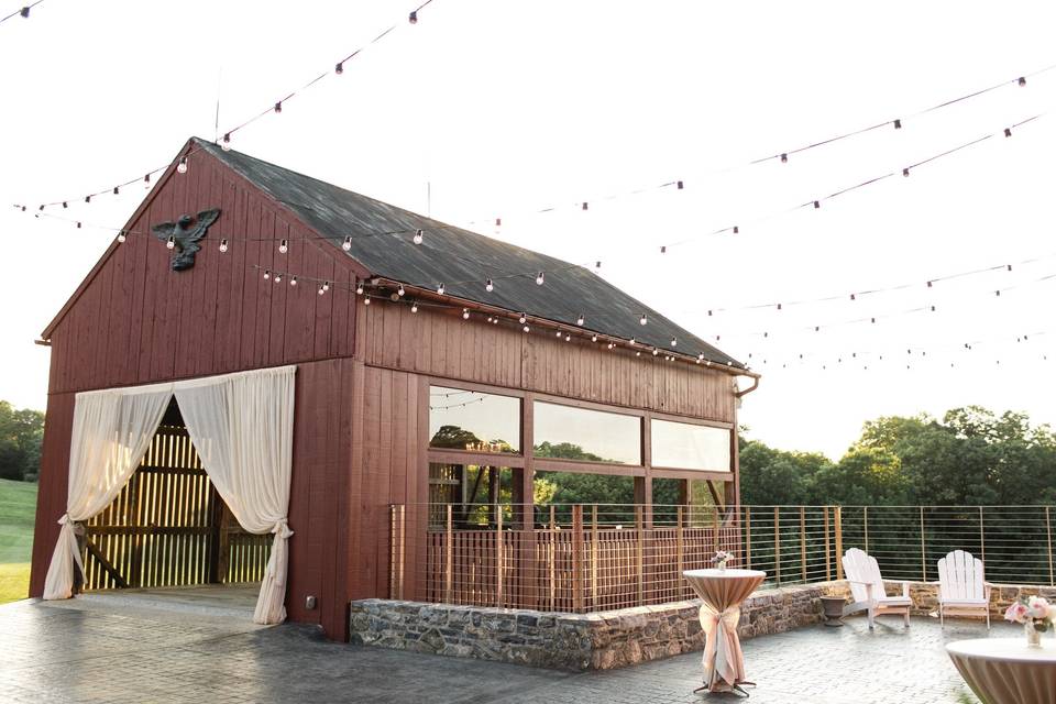 Corn Crib and Courtyard