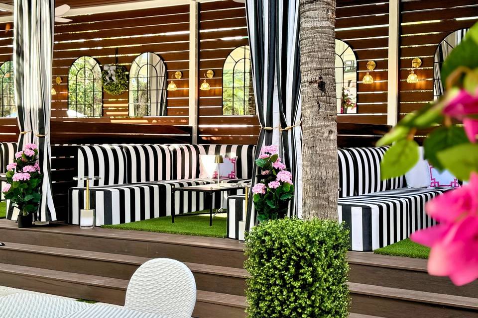 Cabanas in the Courtyard