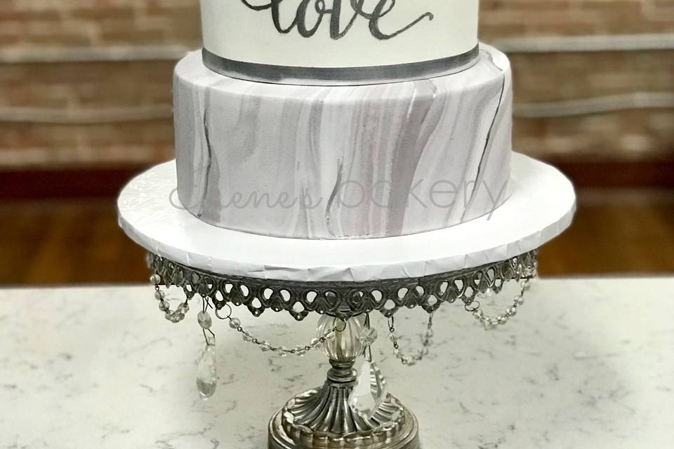 Simple love cake
