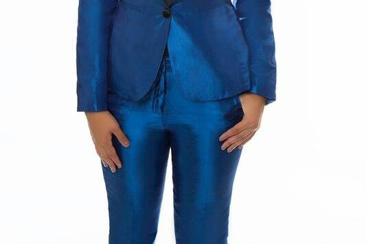 Blue suit