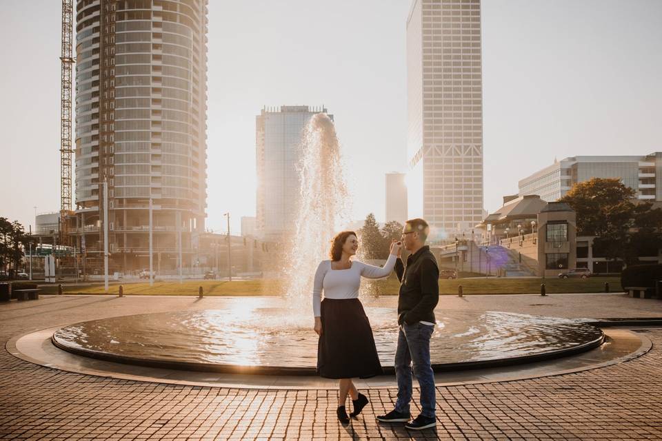 Downtown Engagment