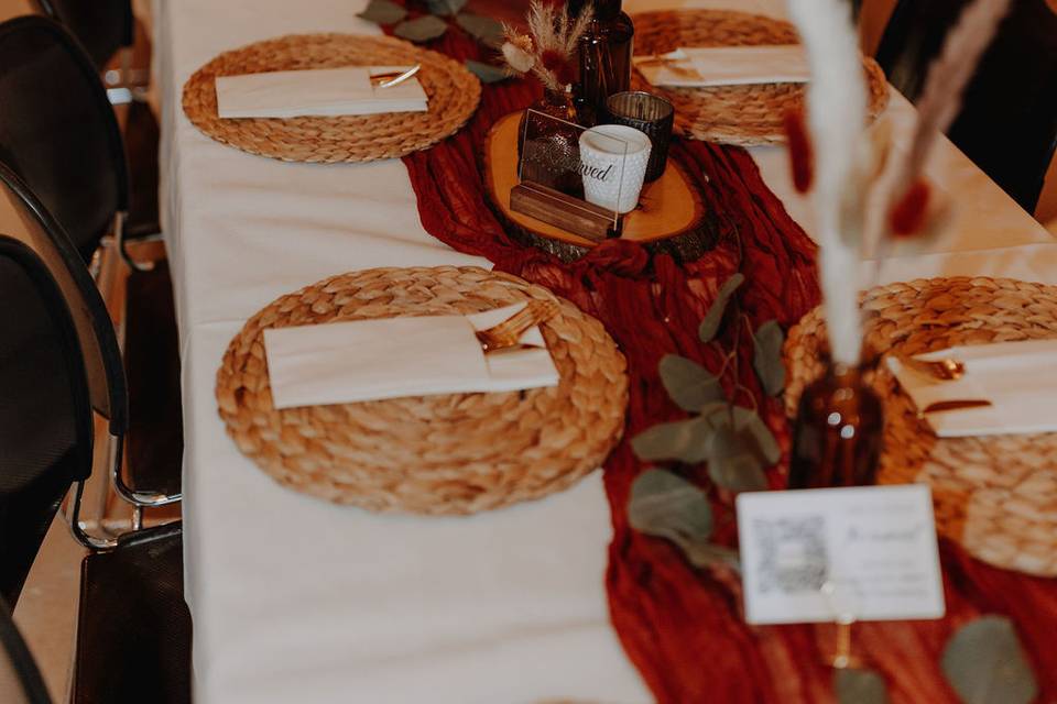 Boho tablescape