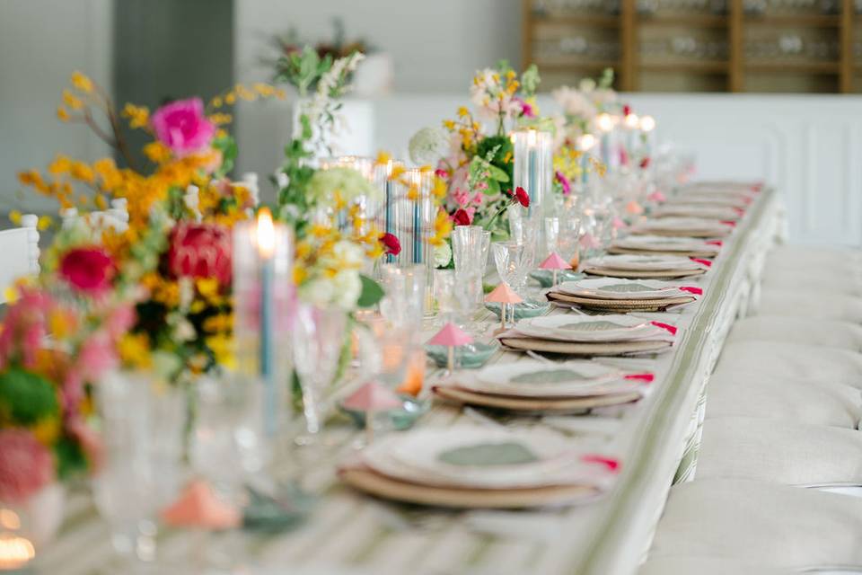 Reception Hall Dinner Table
