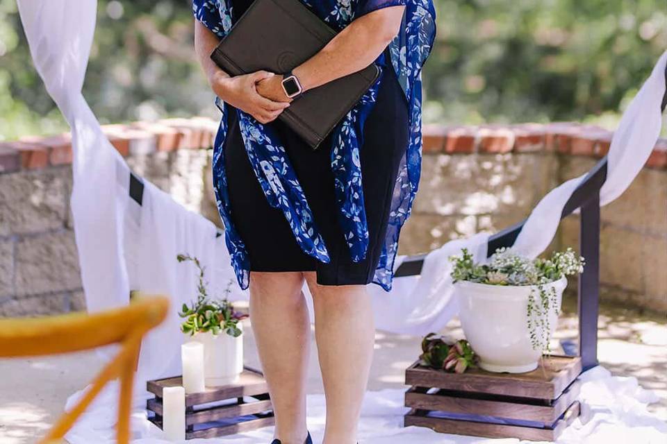 Wedding Ceremony , Julian CA
