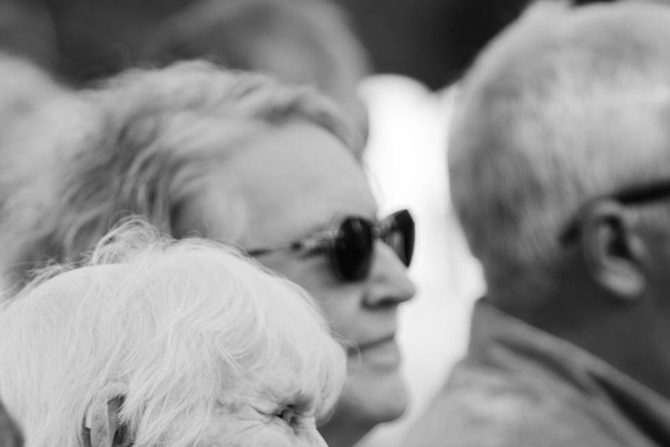 Grandma seeing the bride