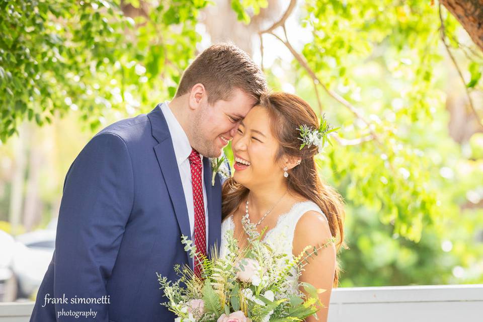 Groom and bride