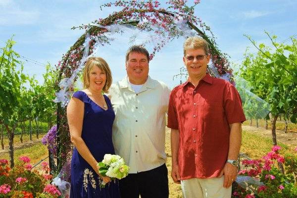 The wedding arch