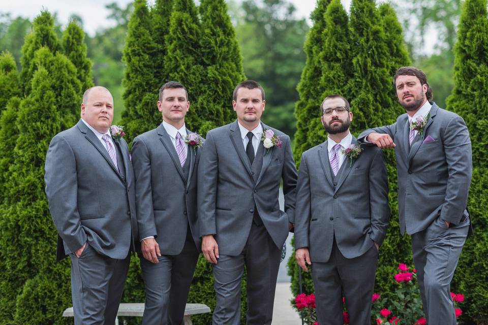 Groom and his Groomsmen