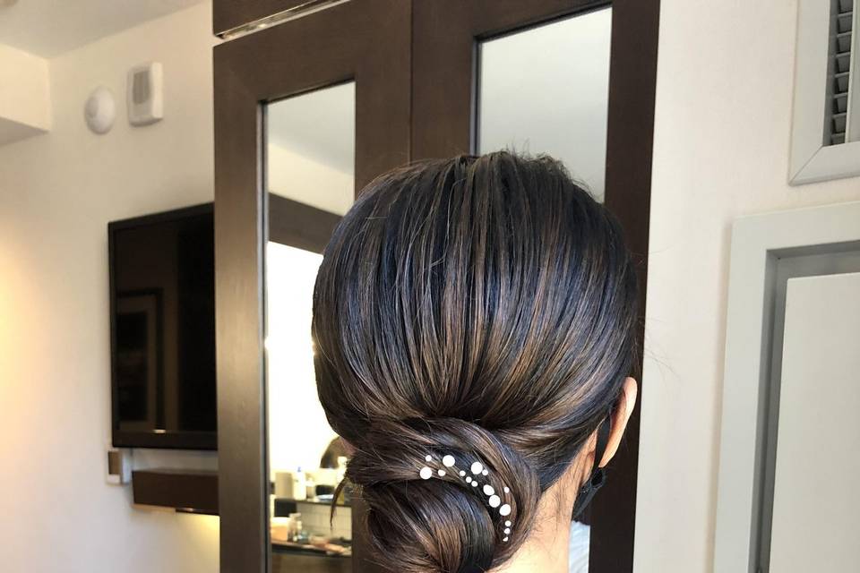 Hair for bride Abigael