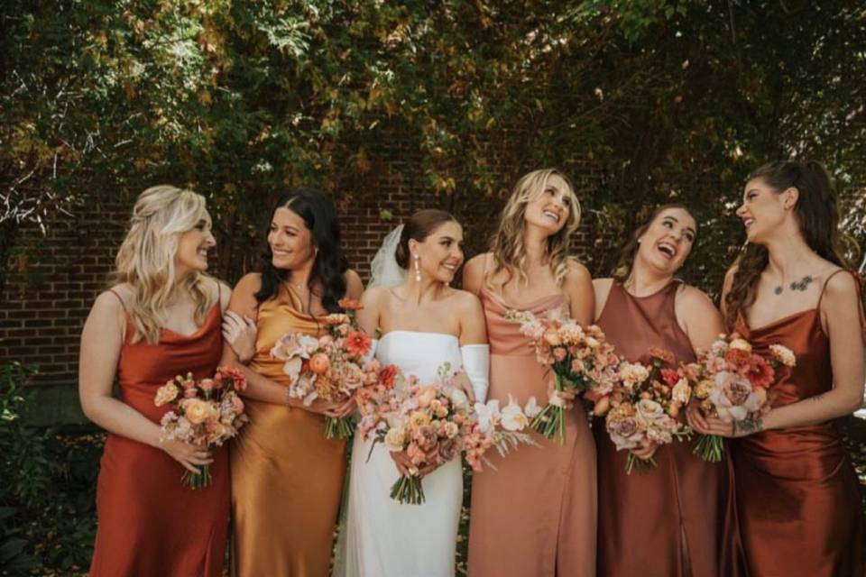 Tori and her bridesmaids