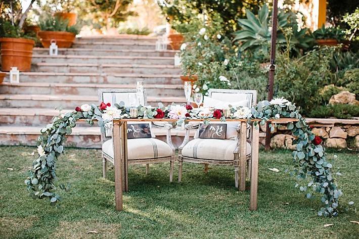 Sweethearts' table