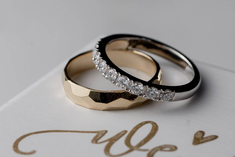 Our beautiful rings!
