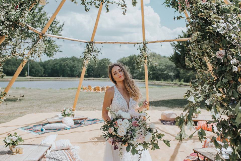 Boho Tipi Bride