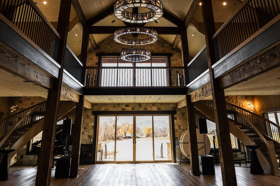 Main Event Space Chandeliers