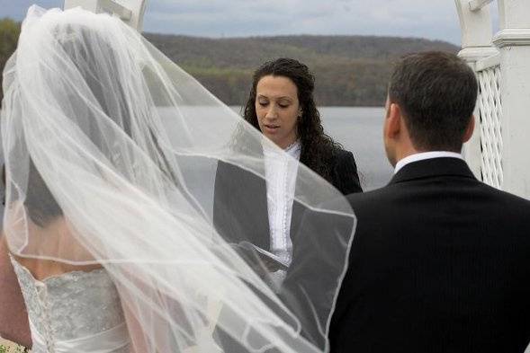 At the altar